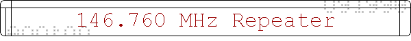 146.760 MHz Repeater