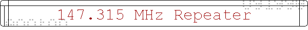 147.315 MHz Repeater