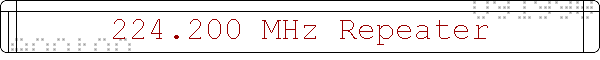 224.200 MHz Repeater